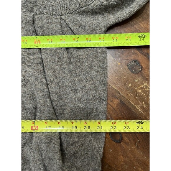 Free People Dusty Brown Wool Blend Cardigan Boho Cozy Small Fairy Grunge - Picture 8 of 14